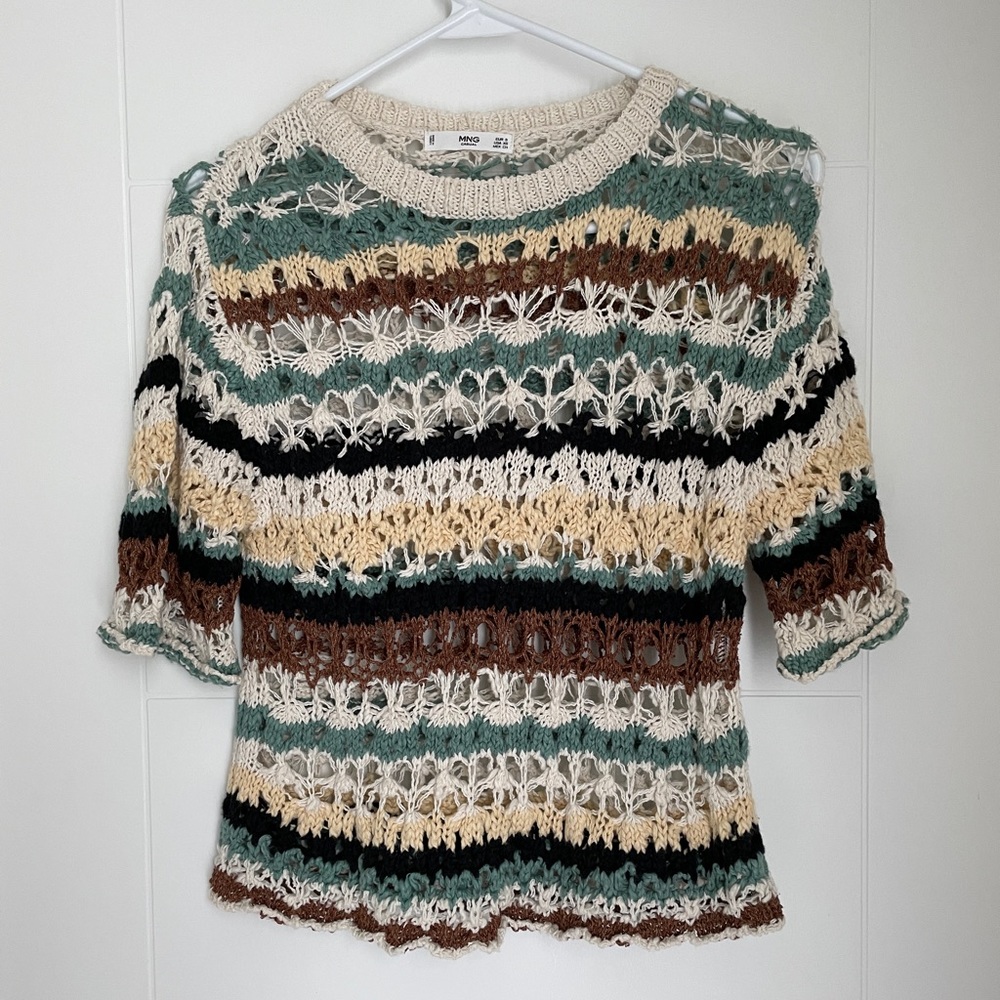 Crochet Knit Top